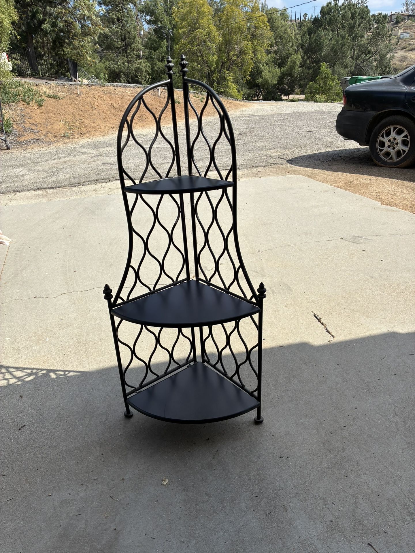 Corner Shelf Vintage 3 Tier Foldable