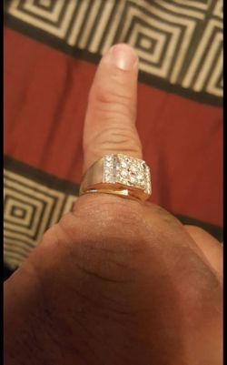 Men's pinky diamond ring $1,100