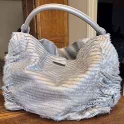Burberry Prorsum Medium Leather Osprey Metallic Fringe Bag Dust bag Included