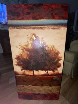 Red, Brown and Golden Art - Firm Price
