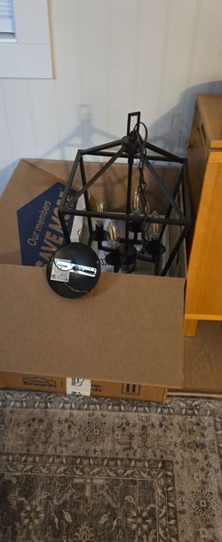 Farmhouse chandelier