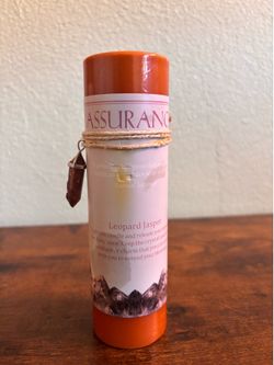 Assurance crystal energy pendant candle