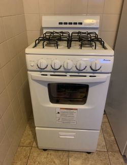 Amana - 2.6 Cu. Ft. gas - White