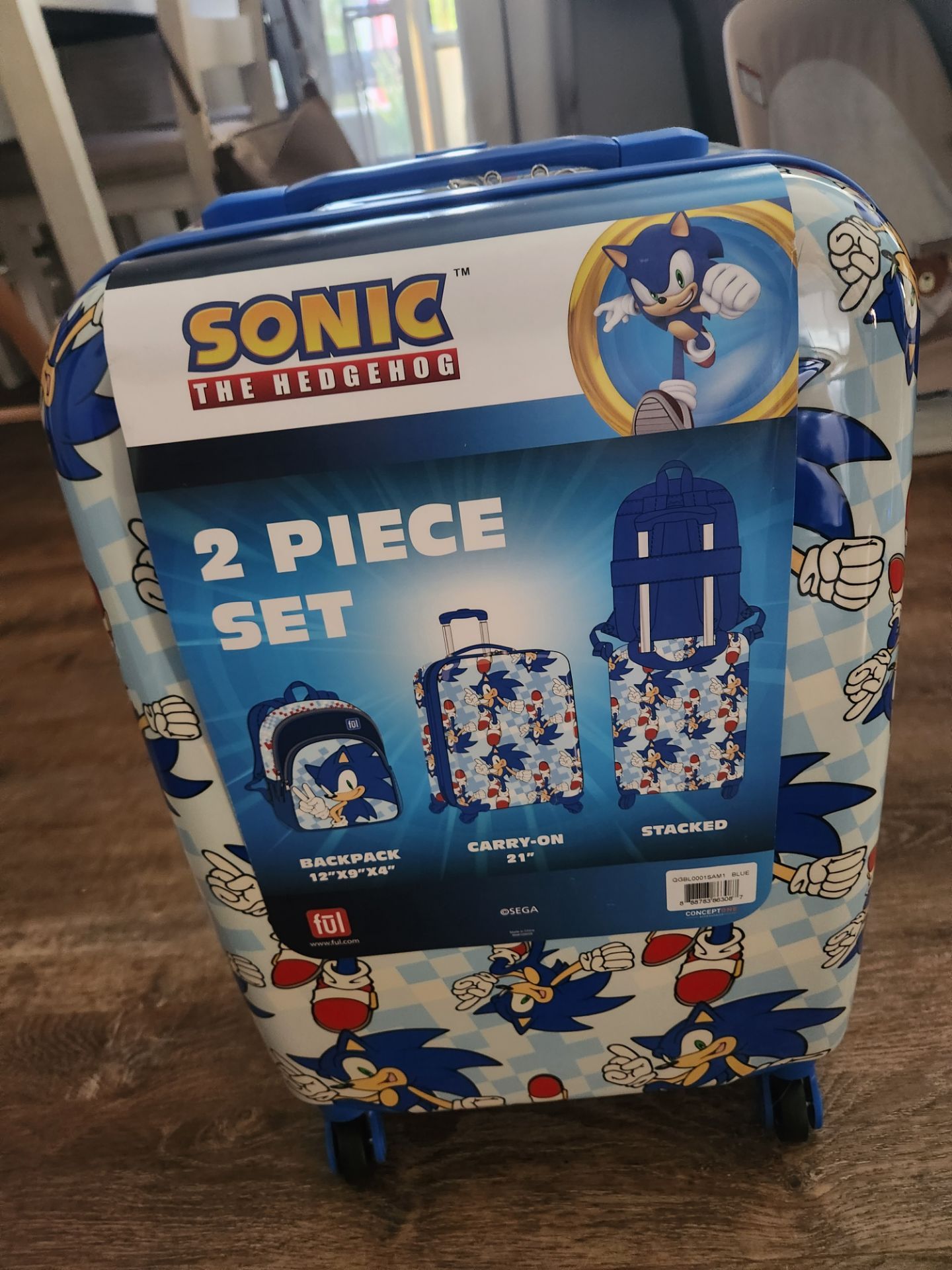 2 piece kids luggage set