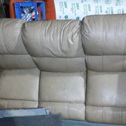 BEST OFFER - Reclining Leather Couch 