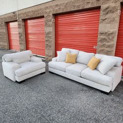 Living Spaces Sofa Set Free Delivery If Local $400