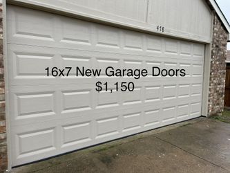 16x7 New Garage Door