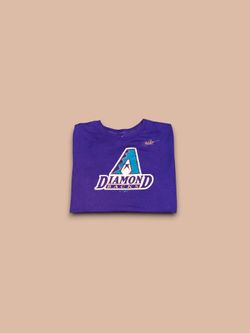 Arizona Diamondbacks throwback logo MLB the Nike tee shirt purple XL