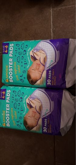 Sposie Booster Pads Size 4-6, 2 Packs