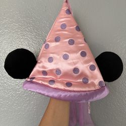 MINNIE MOUSE EARS PRINCESS HAT WITH VEIL DISNEY PARKS DISNEYLAND EARS