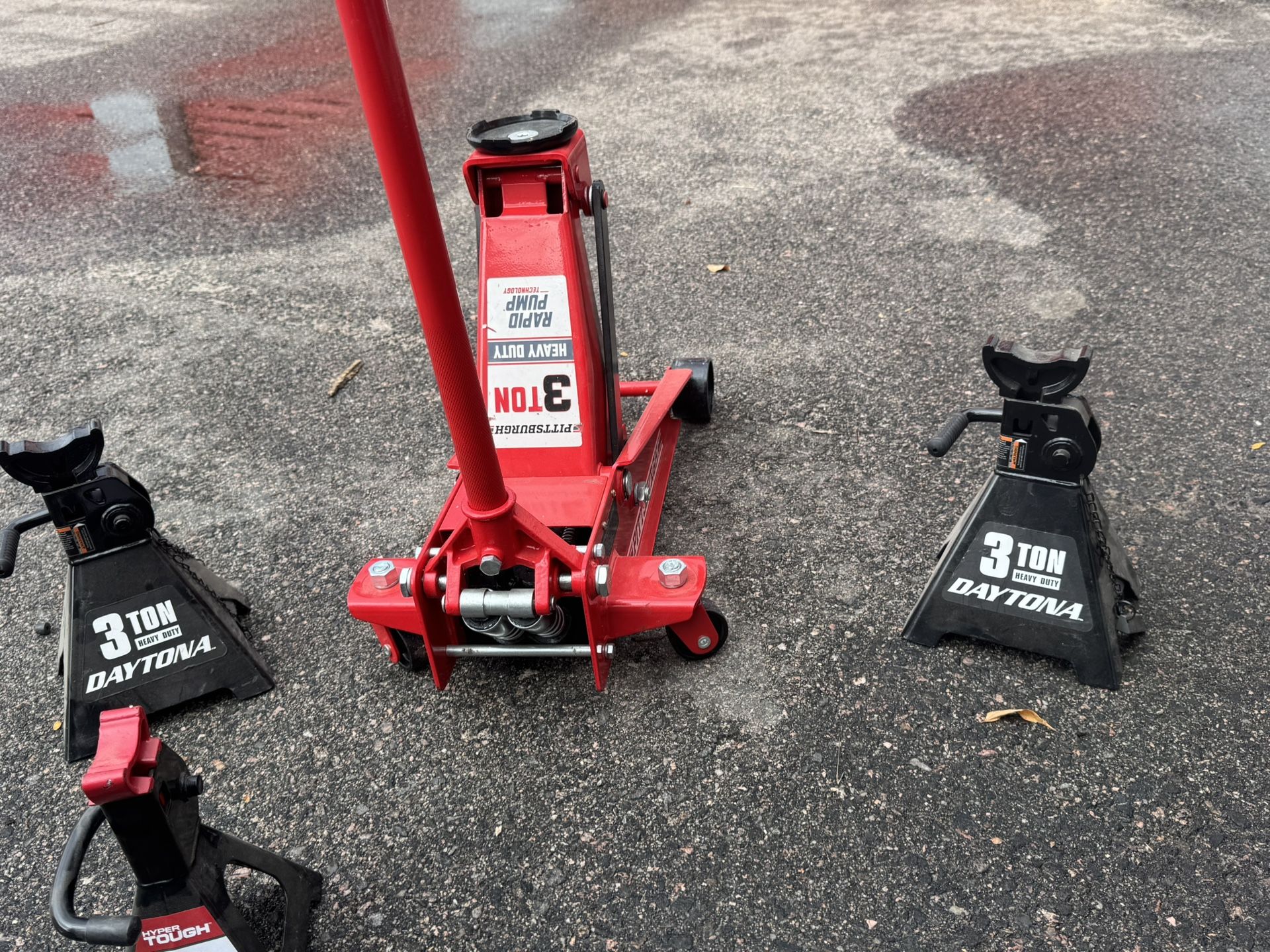3ton Jack With Jack Stands Extra 2ton Jack Stand