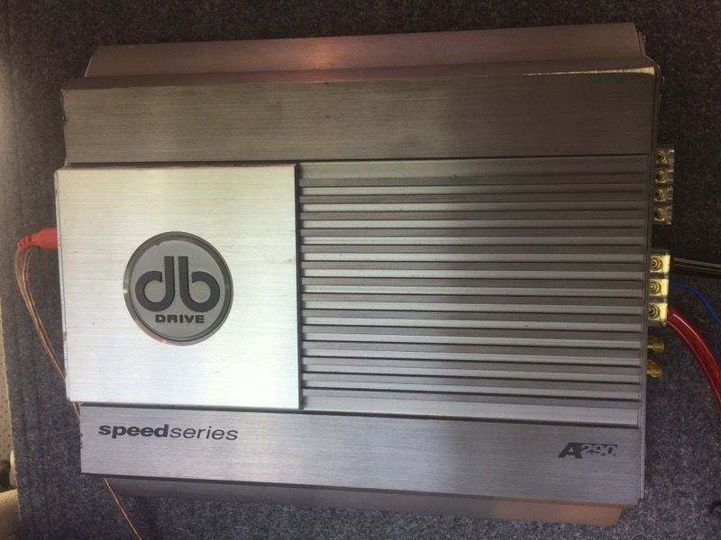 proposición cebra Instituto DB DRIVE A290 Speed Series Amplifier (90W x 2) for Sale in Dunwoody, GA -  OfferUp