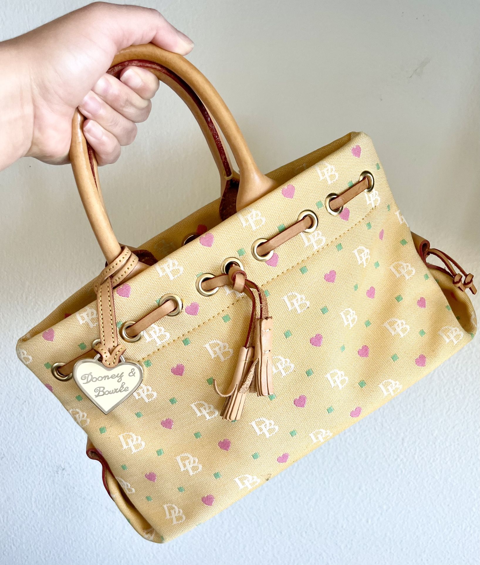 Dooney & Bourke Tassel Tote Handbag