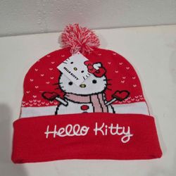 HK. Hello Kitty Christmas Beanie. NEW. $10 FIRM