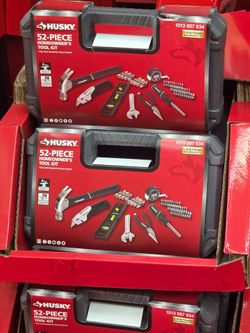 Brand New HUSKY 52-Piece Homeowner's Tool Kit