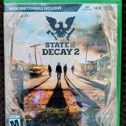 XBOX ONE STATE OF DECAY 2 tested and working $10