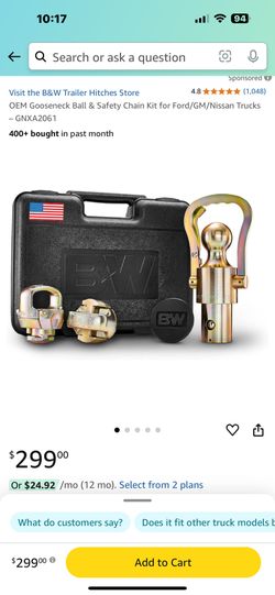 Gm/ford Gooseneck Attachements New!