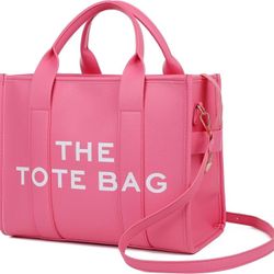 Women's tote pink bag