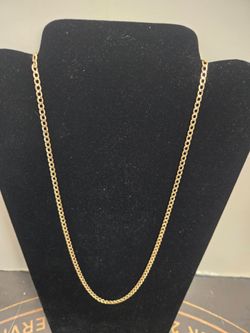 14kt hollow Cuban necklace