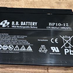 12V 10Ah Rechargeable Battery 