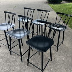 Six Counter Height Barstools (Target)