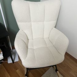 Bouclé Rocking Chair