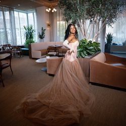 Beige Ball Dress Prom 