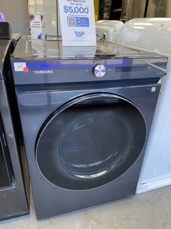 Samsung Bespoke Front Load Electric Dryer In Navy Blue