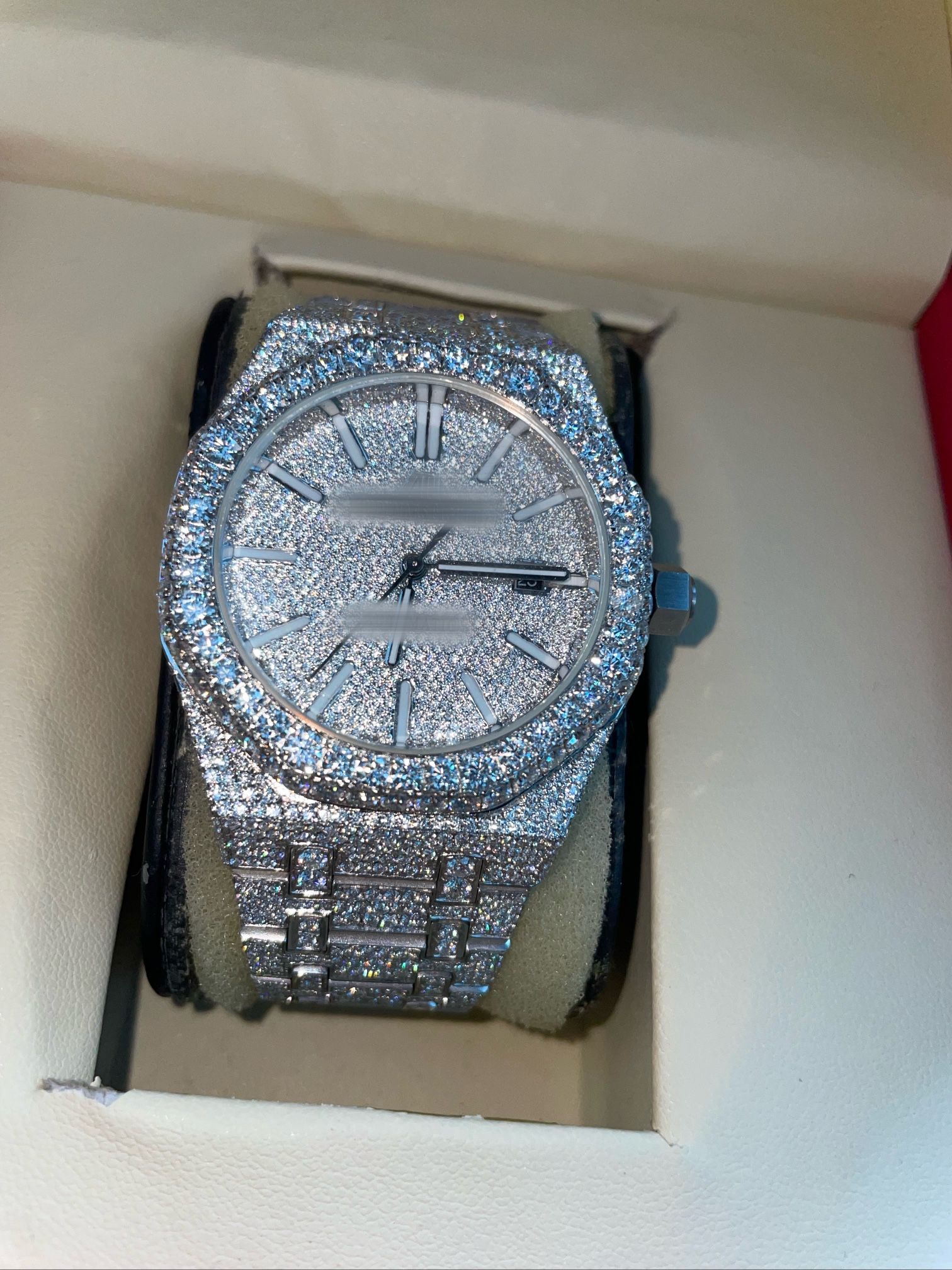 Iced Out Diamond Vvs Watch