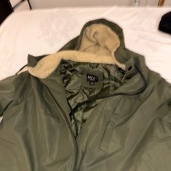 Green Mid-Length Jacket