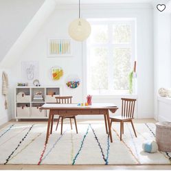 WEST ELM MID CENTURY KIDS TABLE & CHAIRS 