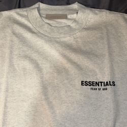 Grey Essentials Fear of God T-shirt