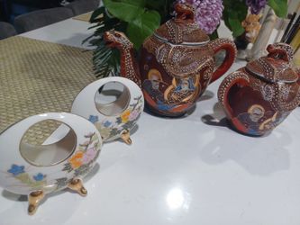 Vintage Japanese kutani decor