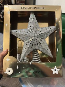 Christmas Tree Star LED/Light Topper (12 In.)