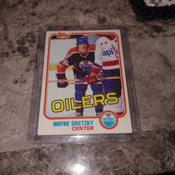 1981 Topps #16 Wayne Gretzky Oilers 