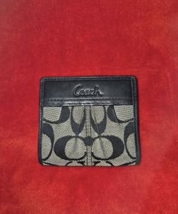 Coach Signature C Card Holder Mini Wallet