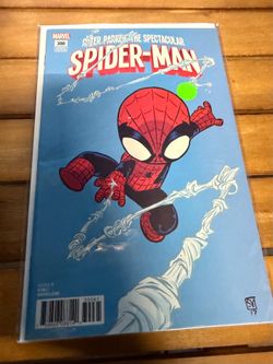 Peter Parker Spectacular Spider-man 300 Skottie Young variant