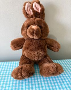 Build-A-Bear Workshop retired 2000 Chocolate Bunny rabbit plush.
