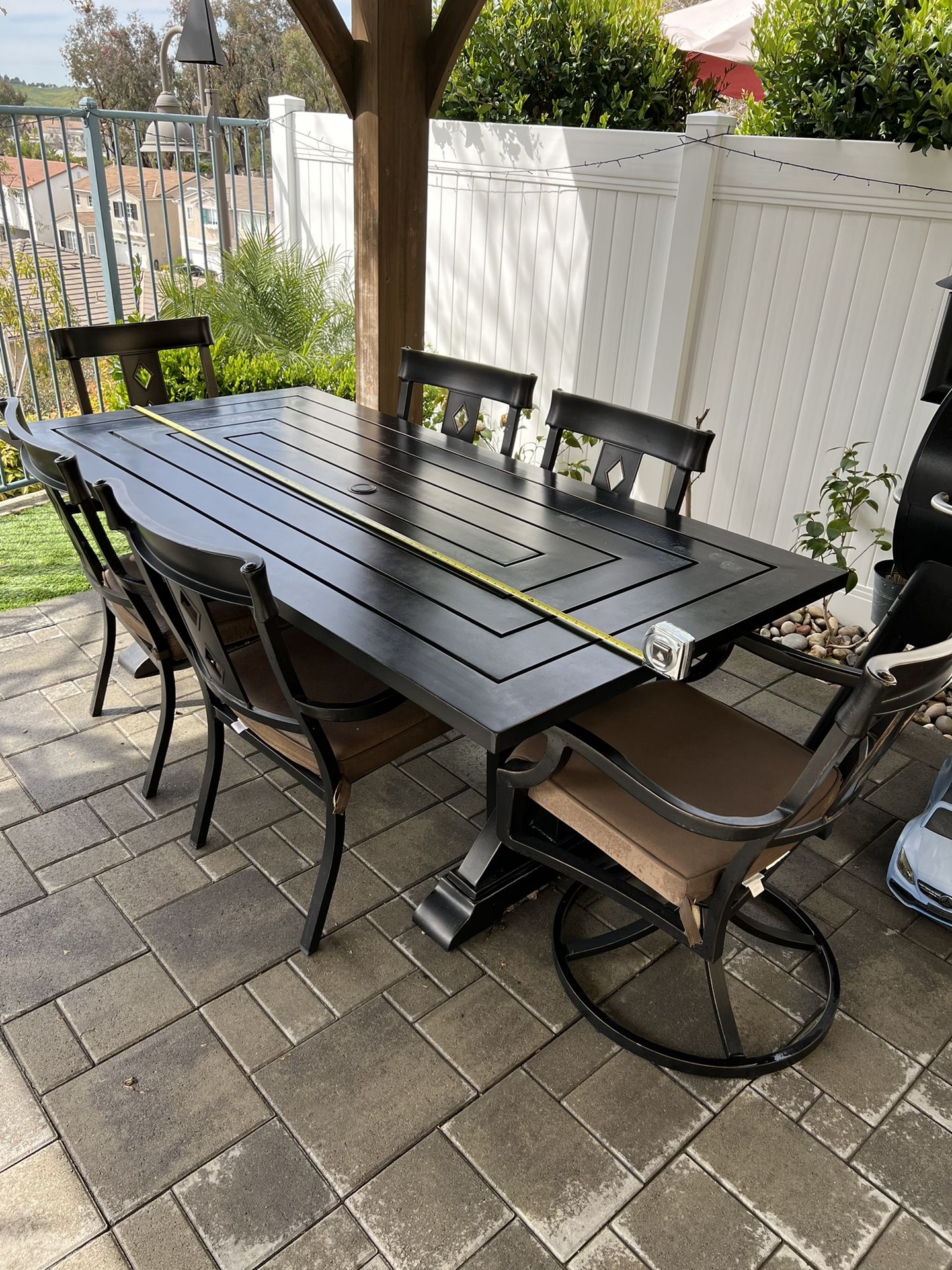 Veranda 7 Piece Outdoor Dining Table Set