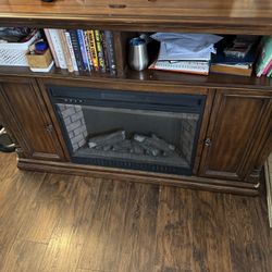 Fire Place Tv Stand 