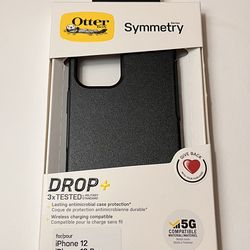 New iPhone 12/12 Pro Otterbox Symmetry Case Black
