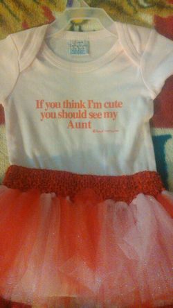 6-12 months handmade tulie onesie dress