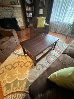 Espresso coffee table