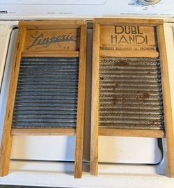 2 Vintage Washboard Washboards Wash Board BOTH FOR
