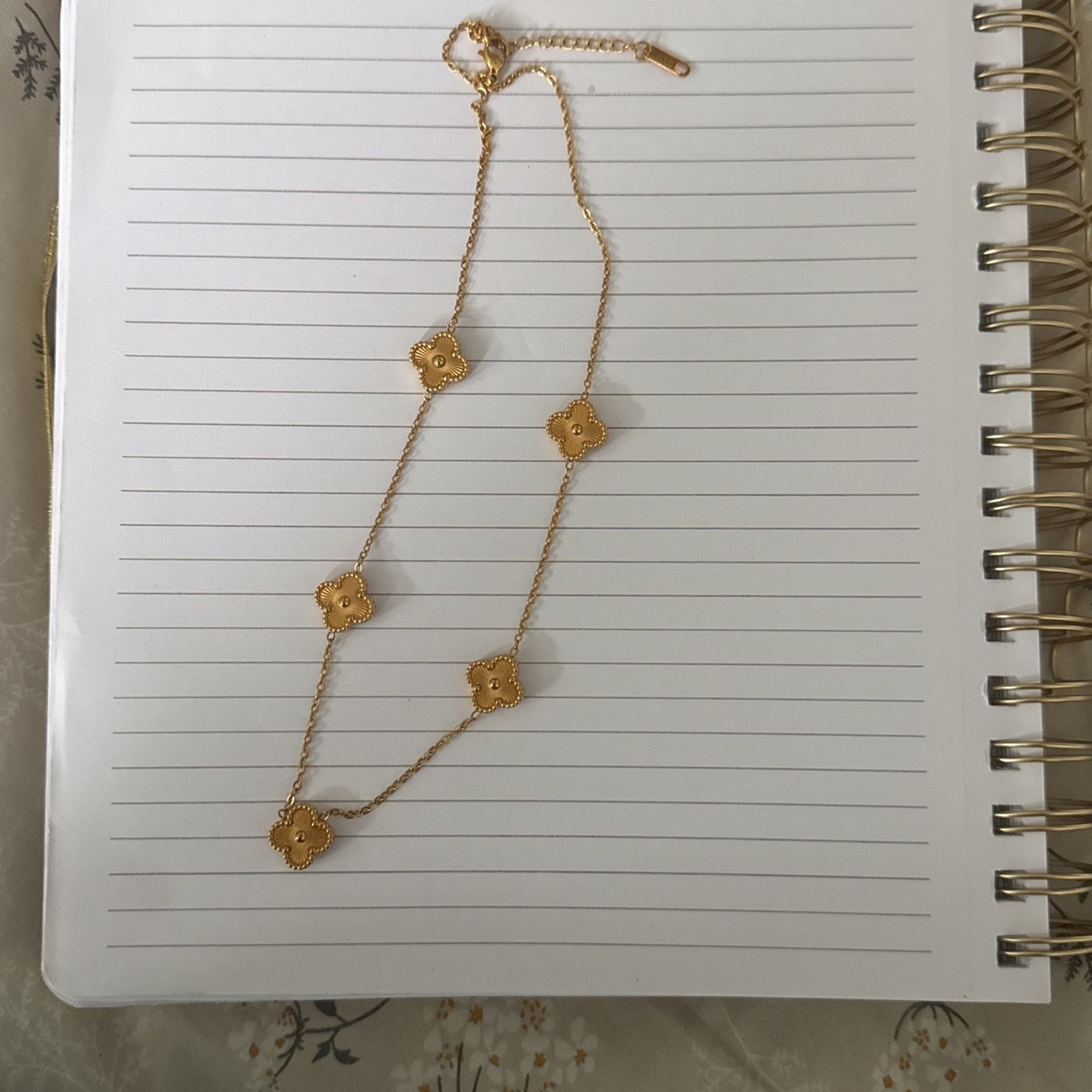 Gold Clover Necklace