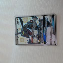 Shiny Rayquaza GX non-promo regular sized Celestial Storm
