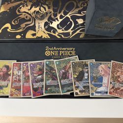 2nd Anniversary One Piece Card Game Cards