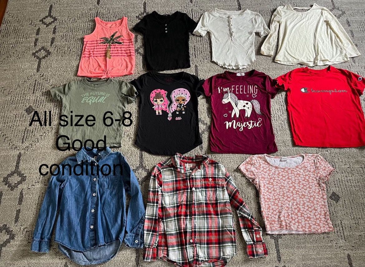 Girls Bundle, All Sizes 6-8, Everything For $10