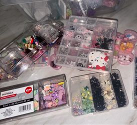 Junk charms , rhinestones & more