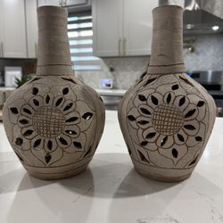 Handmade Clay Vases